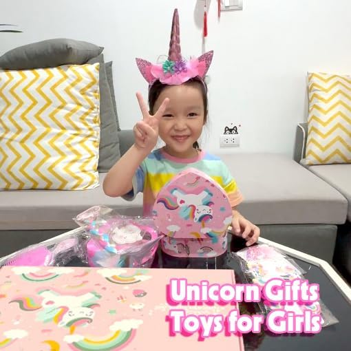 Unicorn Heart Music Jewelry Box for Girls Kids Toddlers